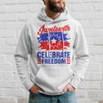 Junenth Celebrate Freedom Red White Blue Free Black Slave Hoodie Gifts for Him
