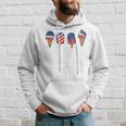 Kids Ice Cream 4Th Of July Cool Dessert Patriotic Kids Toddler Hoodie Gifts for Him