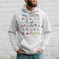 Kids Under The Sea Ocean Animals Name Learn Abcs Alphabet Hoodie Gifts for Him
