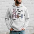 Leopard Peace Out Prek Last Day Of School Summer Beach Hoodie Gifts for Him