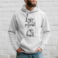 Love Is Patient Love Is Kind Uplifting Slogan Hoodie Gifts for Him