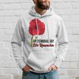 Memorial Day Red Poppy Patriotic Military Veteran Hoodie Gifts for Him