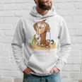 Monkey Grivet Rhesus Macaque Crab-Eating Macaque Hoodie Gifts for Him