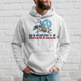Nashville Vintage Cowgirl & State Flag Tennessee Stars Retro Tennessee Funny Gifts Hoodie Gifts for Him