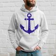 Nautical Anchor Cute Design For Sailors Boaters & Yachting Hoodie Gifts for Him