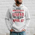 Never Underestimate A Legend Who Was Born On April 07 To Me Hoodie Gifts for Him