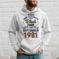 Never Underestimate Black Man Who Born In Sept 1981 41 Years Hoodie Gifts for Him