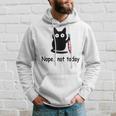 Nope Not Today Cat Cat Lovers For Wmen And Men Hoodie Gifts for Him