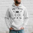 North Dakota Classic Vintage Distressed Cross Graphic Hoodie Gifts for Him