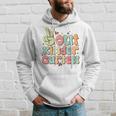 Peace Out Kindergarten Cute Groovy Last Day Of Kindergarten Hoodie Gifts for Him