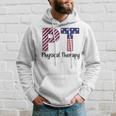 Physical Therapy 4Th Of July Design Cool Physical Therapist Hoodie Gifts for Him