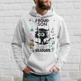 Proud Son Of A Class Of 2023 Graduate Cool Funny Black Cat Hoodie Gifts for Him