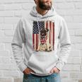 Pug American Flag 4Th Of July Independence Hoodie Gifts for Him