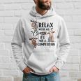 Relax Were All Crazy Its Not A Competition Cow Hoodie Gifts for Him