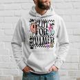 Retro Summer Slut For Summer Cute Vacation Checkered Hoodie Gifts for Him