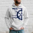 Ships Anchor Wheel Hoodie Gifts for Him