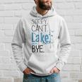 Sorry Cant Lake Bye Funny Summer Vacay Lake Lover Hoodie Gifts for Him
