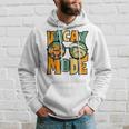 Vacay Mode Vintage Sunset Beach Retro Summer Vibes Raglan Hoodie Gifts for Him