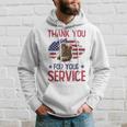 Veteran Thank You For Your Service Veteran's Day Usa Hoodie Gifts for Him