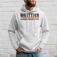 Vintage 1980S Style Whittier Ca Hoodie Gifts for Him