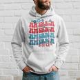 Vintage American Groovy 4Th Of July America Patriotic Usa Patriotic Funny Gifts Hoodie Gifts for Him