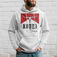 Vintage Bull Skull Western Life Country Rodeo Time Hoodie Gifts for Him