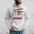 Vintage Horror Flick Halloween Scary Horror Movie Horror Halloween Funny Gifts Hoodie Gifts for Him