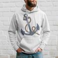 Vintage Nautical Anchor | Cute Retro Sailing Gift Hoodie Gifts for Him