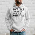 Worlds Okayest Uncle Gift Funny Worlds Okayest Uncle Hoodie Gifts for Him