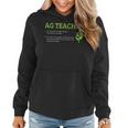 Agriculture Teacher Definition Agriculture Teacher Women Hoodie Agriculture Teacher Definition Agriculture Teacher Women Hoodie