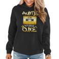 Auntie Of The Notorious One Bday Old School Hip Hop Mama 1St Women Hoodie