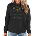 Class Of 2037 Grow With Me Color Handprint Pre-K 12Th Grade Women Hoodie