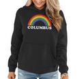 Columbus Rainbow Lgbtq Gay Pride Lesbians Queer Women Hoodie