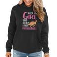 Dino Just A Girl Who Really Loves Parasaurolophuses Women Hoodie