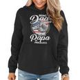 Fist Bump Being Dad Is An Honor Being Papa Is Priceless Women Hoodie
