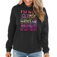 Funny Clumsy Quote Im Not Clumsy Funny Sarcastic Women Hoodie
