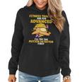 Funny Fitness Tracker Are For Advanced Work Out Sloth Women Hoodie