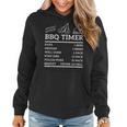 Funny Grill Saying Bbq Timer Bbq Beer Grill Dad Barbecue Fun Women Hoodie