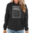 Godfather Nutrition Facts Gifts For Funny Grandpa Godfather Women Hoodie