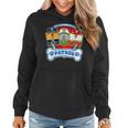 Mom Of The Birthday Boy Dog Paw Family Decorations Party Women Hoodie