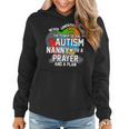Never Underestimate The Power Of An Autism Nanny Gift For Womens Women Hoodie