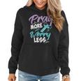 Philippians 46 Pray More Worry Less Christianity Gift Women Hoodie