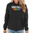 San Francisco Gay Pride California Lgbt Rainbow LoveGifts Women Hoodie