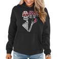 Sugar Skull Skeleton Breast Cancer Awareness Women Hoodie