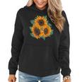 Sunflower Watercolor Floral Designs By La Monarca Women Hoodie