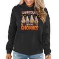 Thanksgiving With My Gnomies Fall Autumn Vibes Women Hoodie