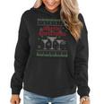 Ugly Christmas Sweater Vodka Martini Cocktails Women Hoodie