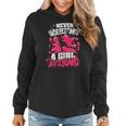 Never Underestimate A Girl With A Skateboard Women Hoodie