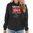Never Underestimate A Girl And Her Triangle Women Hoodie