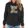 Never Underestimate Woman Courage And A Cane Corso Women Hoodie